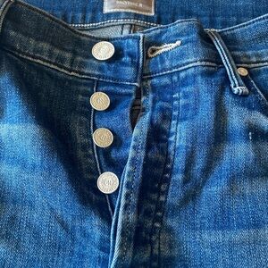 High-rise mother jeans